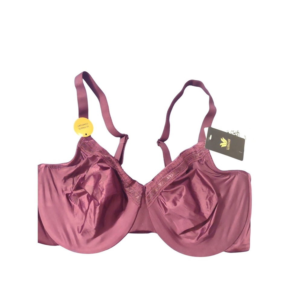 Wacoal‎ Perfect Primer Underwire Bra 36D Purple 855213 NWT Ultimate Comfort
